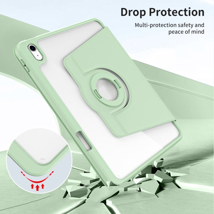 For iPad Air 13 2026 / 2025 / 2024 Acrylic 360 Rotation Detachable Leather Tablet Case