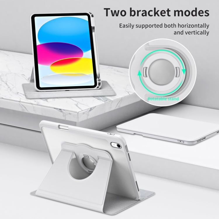 For iPad Air 13 2026 / 2025 / 2024 Acrylic 360 Rotation Detachable Leather Tablet Case