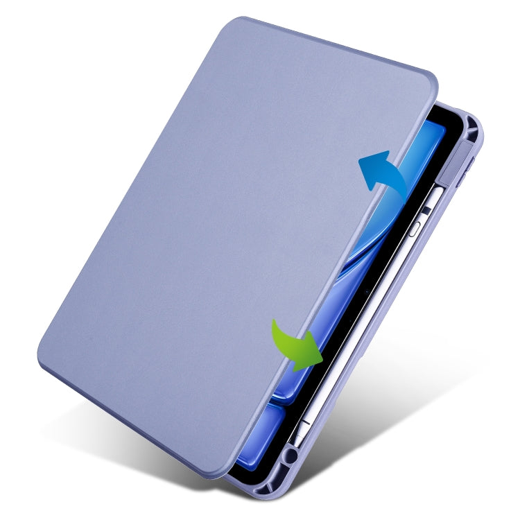 For iPad Air 13 2026 / 2025 / 2024 Acrylic 360 Rotation Detachable Leather Tablet Case