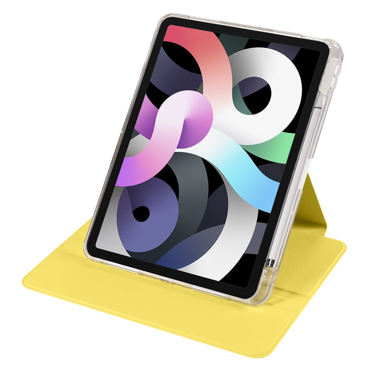 For iPad Pro 11 2022 / Air 10.9 2022 Clear Acrylic 360 Rotation Detachable Leather Tablet Case