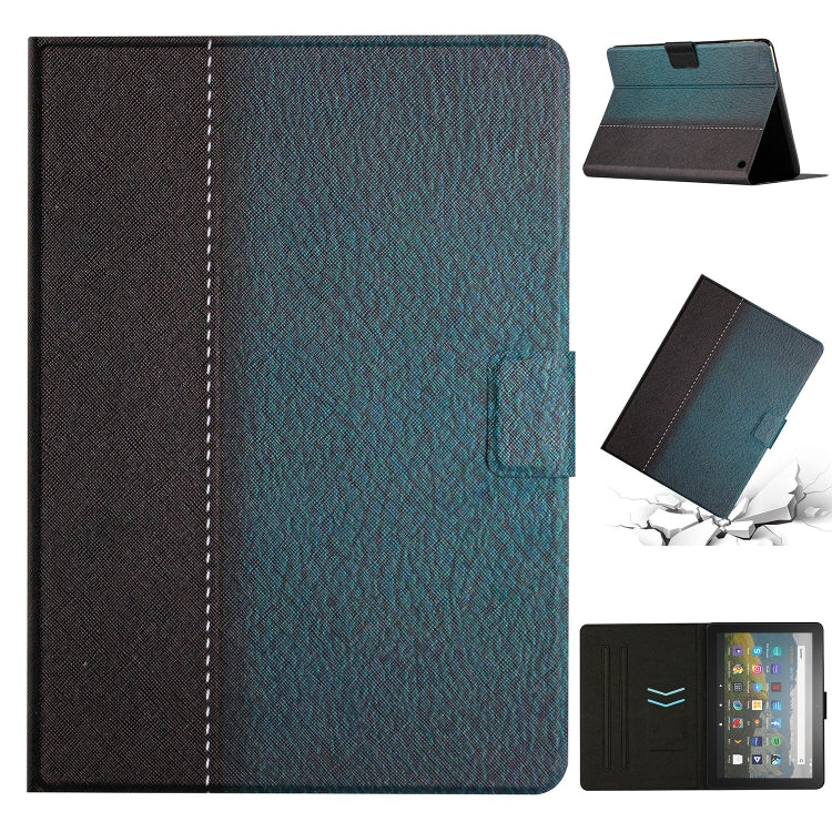 For Amazon Kindle Fire Max 11 Solid Color Stitching Smart Leather Tablet Case