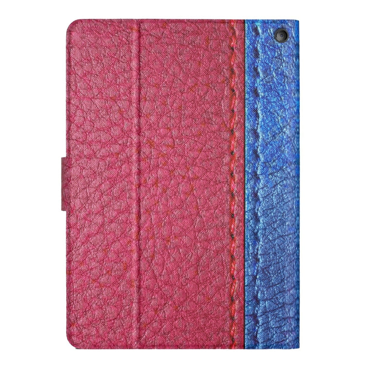 For Amazon Kindle Fire Max 11 Solid Color Stitching Smart Leather Tablet Case