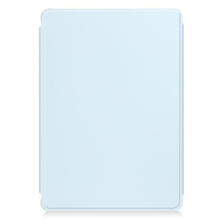 For Samsung Galaxy Tab A11+ 360 Rotation Transparent Smart Leather Case with Keyboard