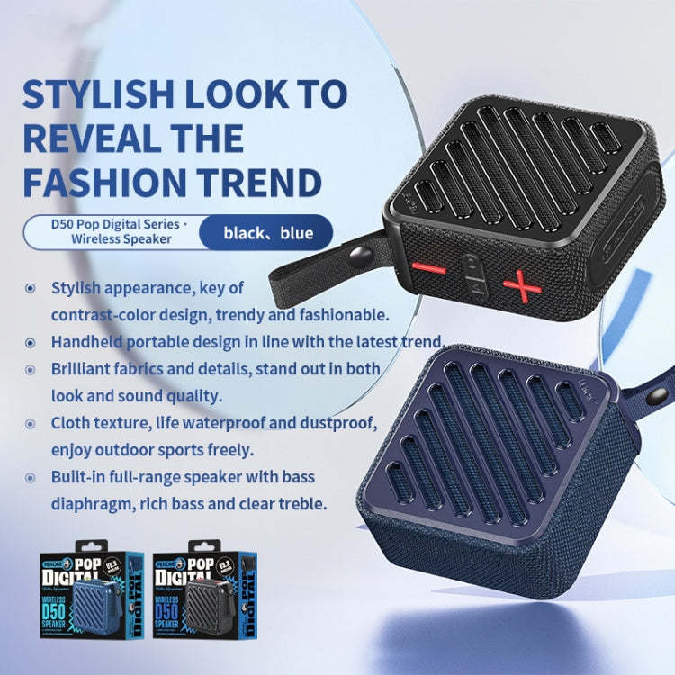 WK D50 Portable Mini Waterproof Bluetooth Speaker