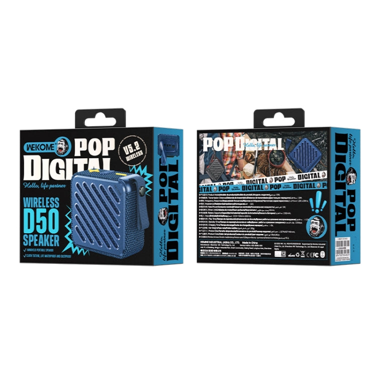 WK D50 Portable Mini Waterproof Bluetooth Speaker
