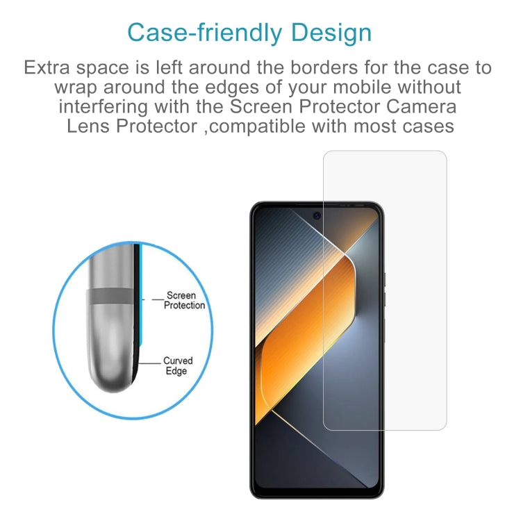 For Tecno Pova 6 Neo 5G 10pcs 0.26mm 9H 2.5D Tempered Glass Film