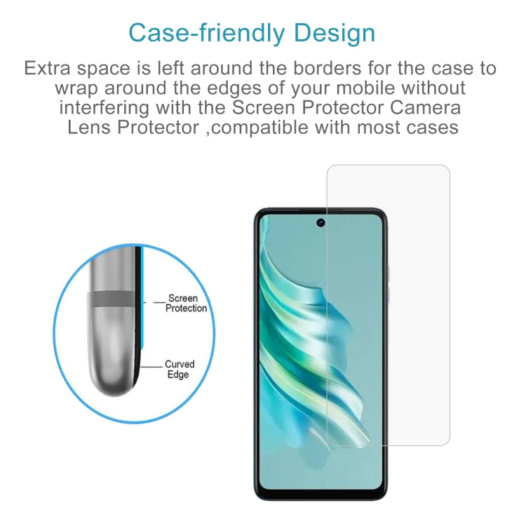 For Tecno Spark 30 10pcs 0.26mm 9H 2.5D Tempered Glass Film