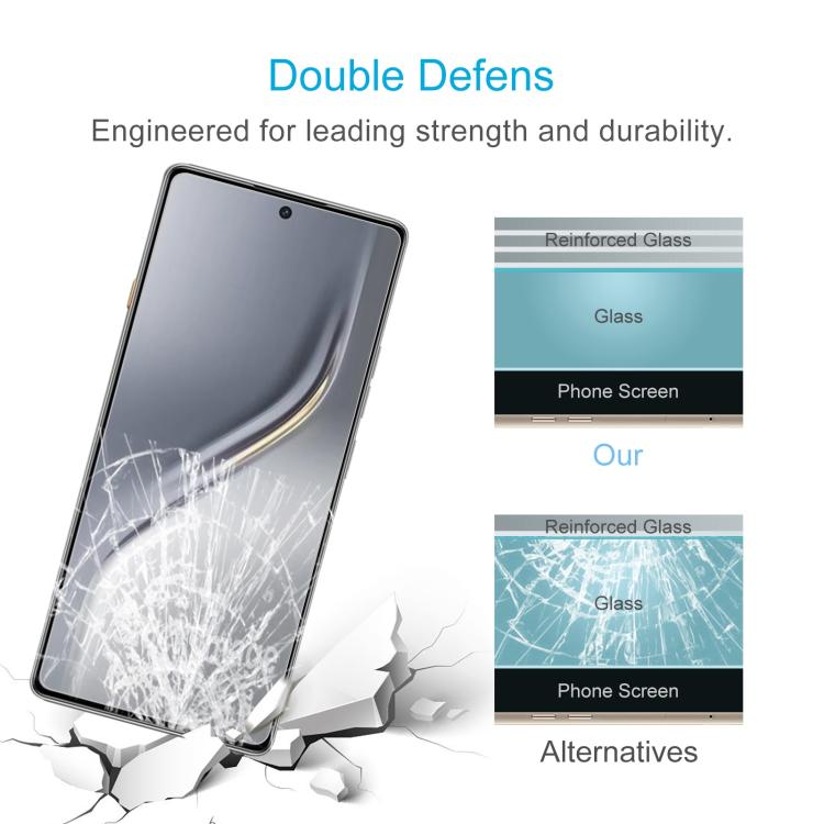 For Tecno Camon 40 10pcs 0.26mm 9H 2.5D Tempered Glass Film