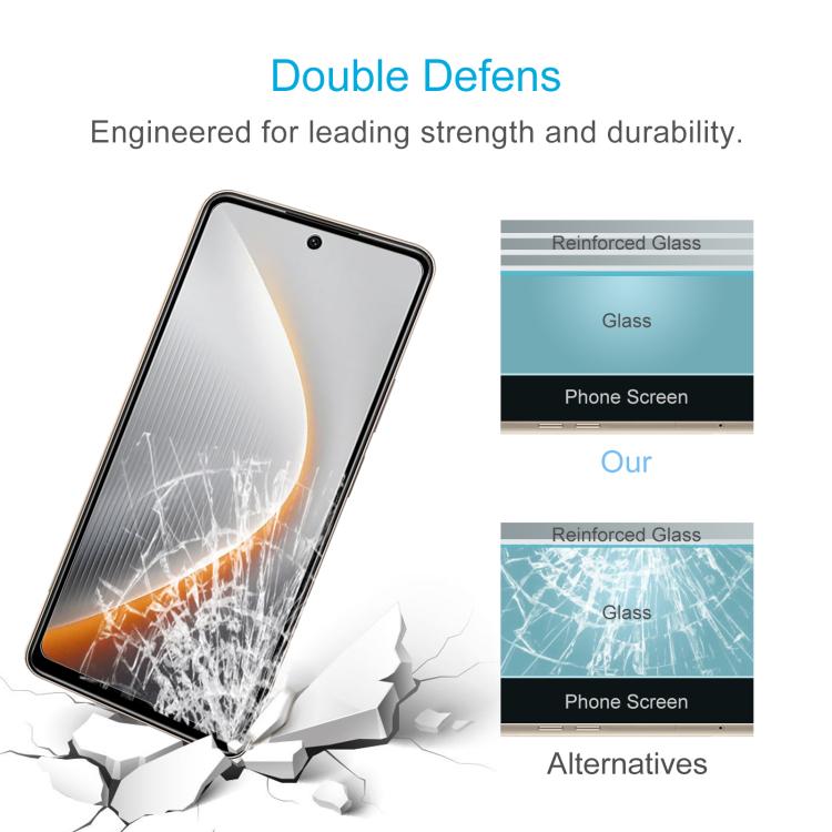 For Tecno Pova 7 4G 10pcs 0.26mm 9H 2.5D Tempered Glass Film