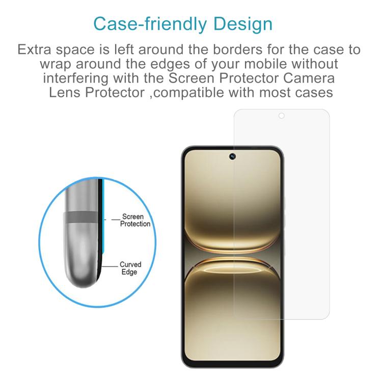 For Tecno Pop 10 10pcs 0.26mm 9H 2.5D Tempered Glass Film