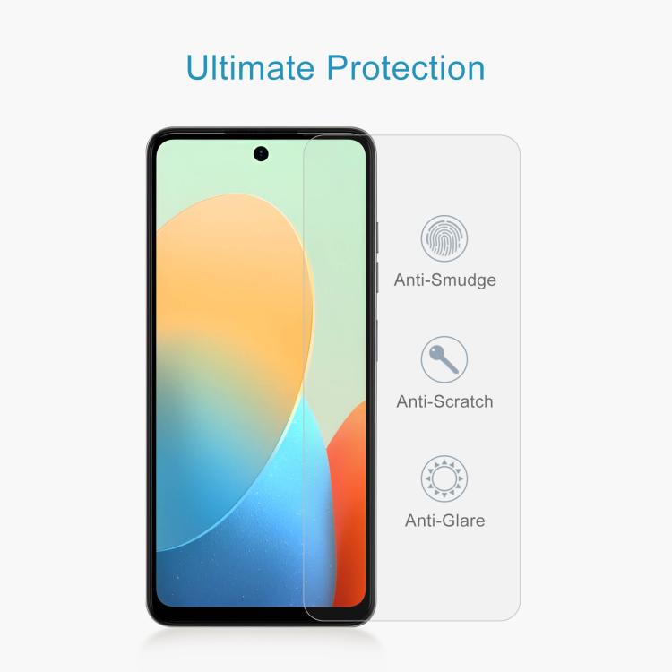 For Tecno Spark Go 3 10pcs 0.26mm 9H 2.5D Tempered Glass Film