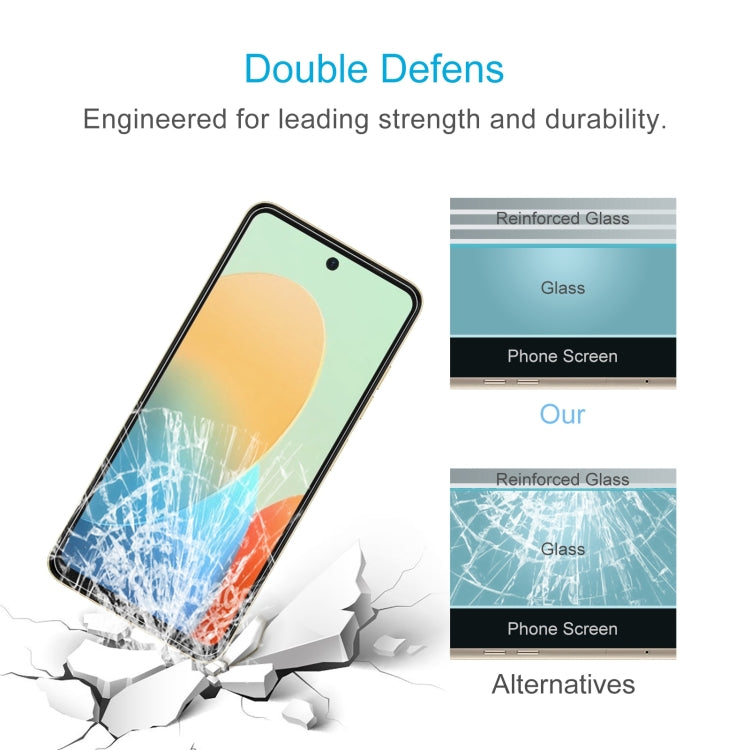 For Tecno Spark 20P 50pcs 0.26mm 9H 2.5D Tempered Glass Film