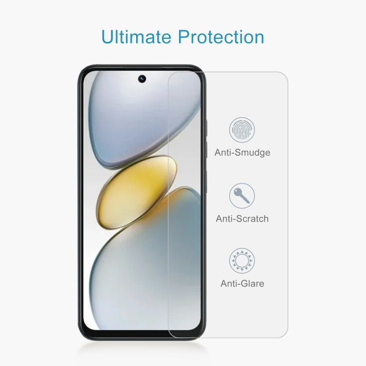 For Tecno Pop 9 50pcs 0.26mm 9H 2.5D Tempered Glass Film