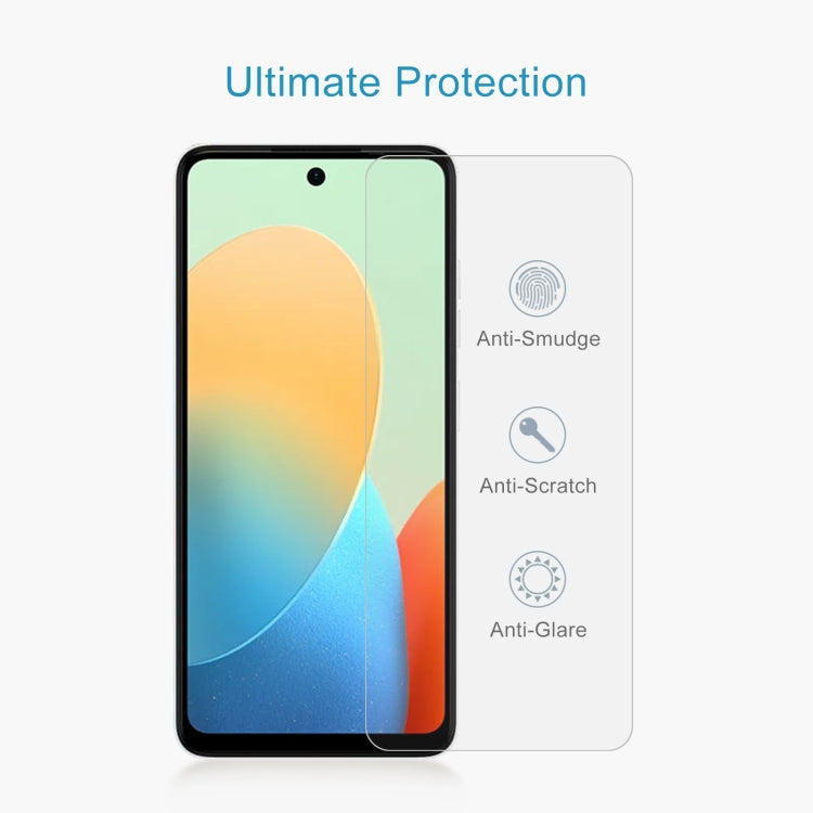 For Tecno Spark Go 2025 50pcs 0.26mm 9H 2.5D Tempered Glass Film