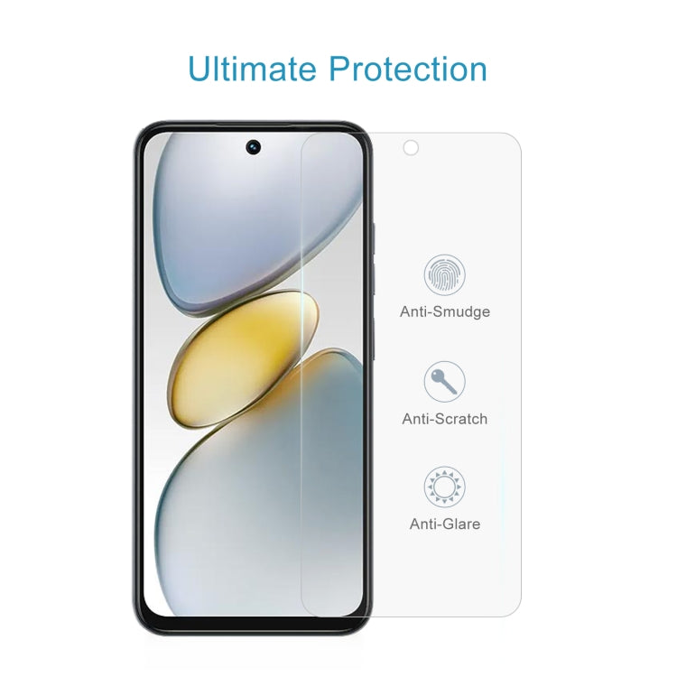For Tecno Pop 9 4G 50pcs 0.26mm 9H 2.5D Tempered Glass Film