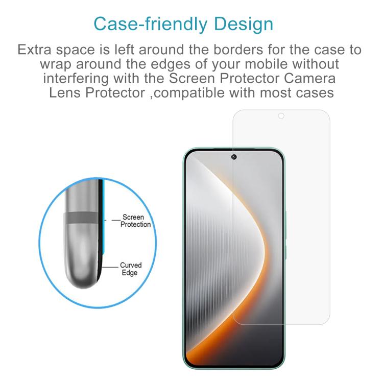 For Tecno Pova 7 Pro 5G 50pcs 0.26mm 9H 2.5D Tempered Glass Film