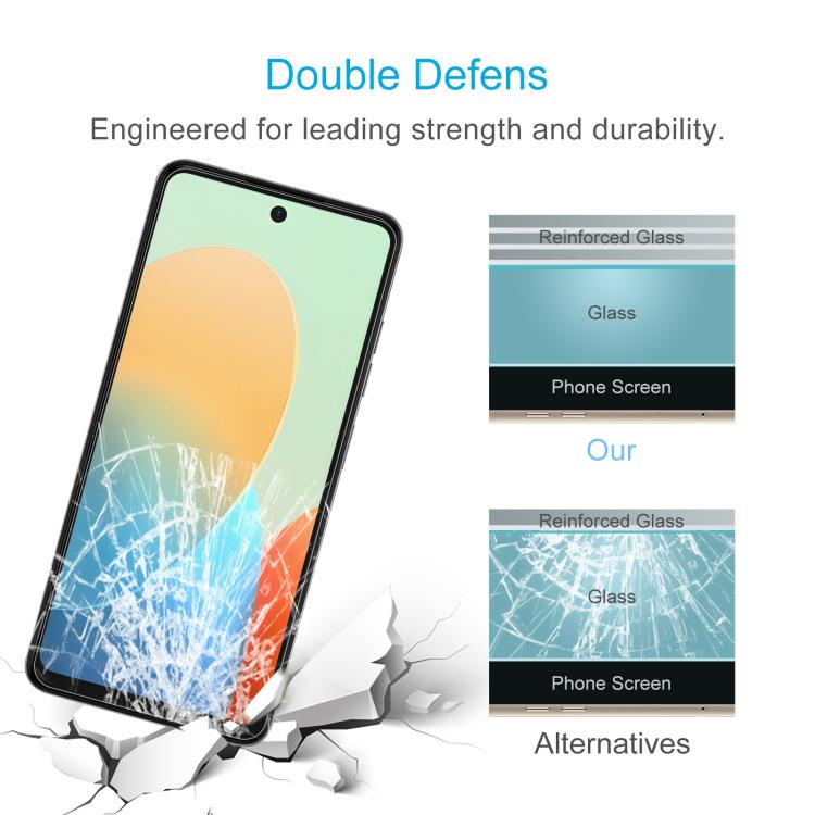 For Tecno Spark Go 3 50pcs 0.26mm 9H 2.5D Tempered Glass Film