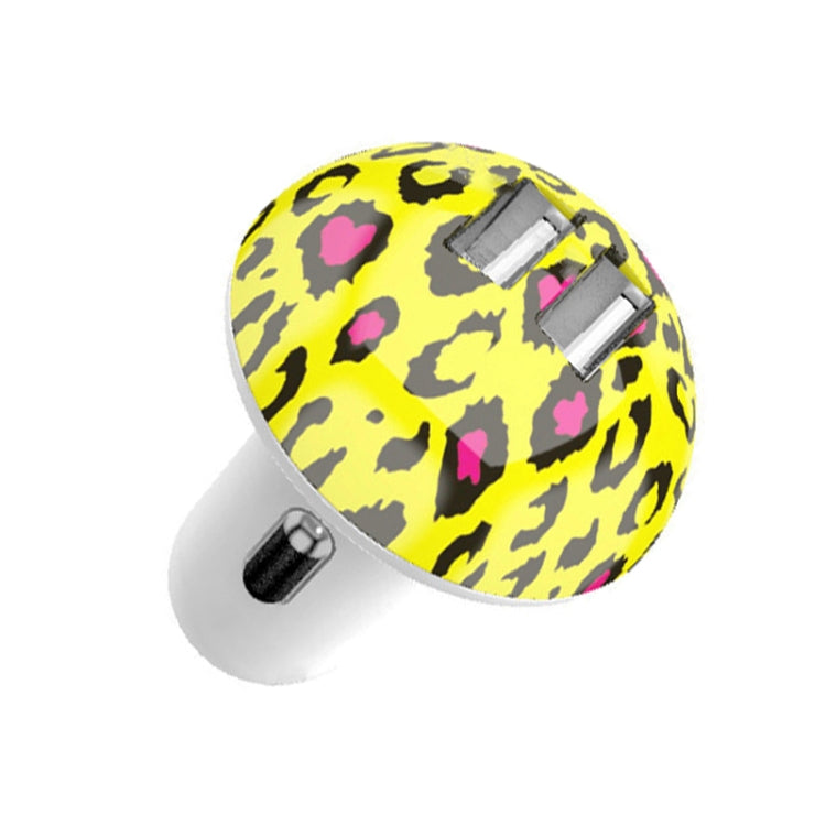 Mushroom Shape QC 3.0 Fast Charge Dual USB Car Charger