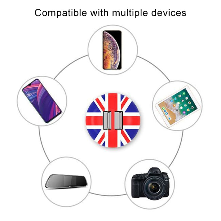 Mushroom Shape QC 3.0 Fast Charge Dual USB Car Charger