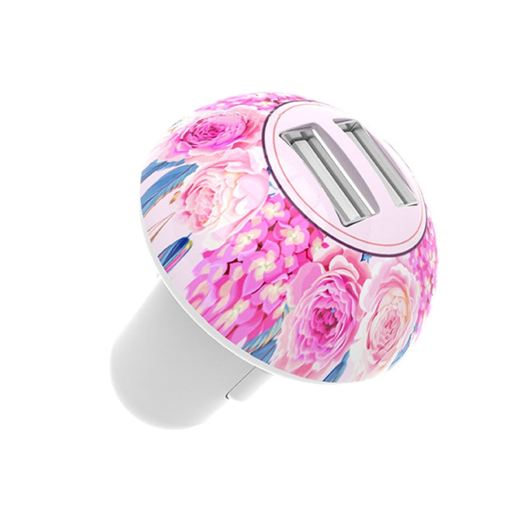 Mushroom Shape QC 3.0 Fast Charge Dual USB Car Charger