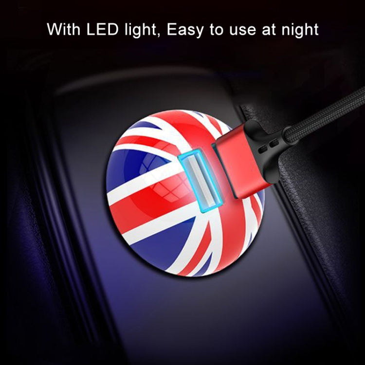 Mushroom Shape QC 3.0 Fast Charge Dual USB Car Charger