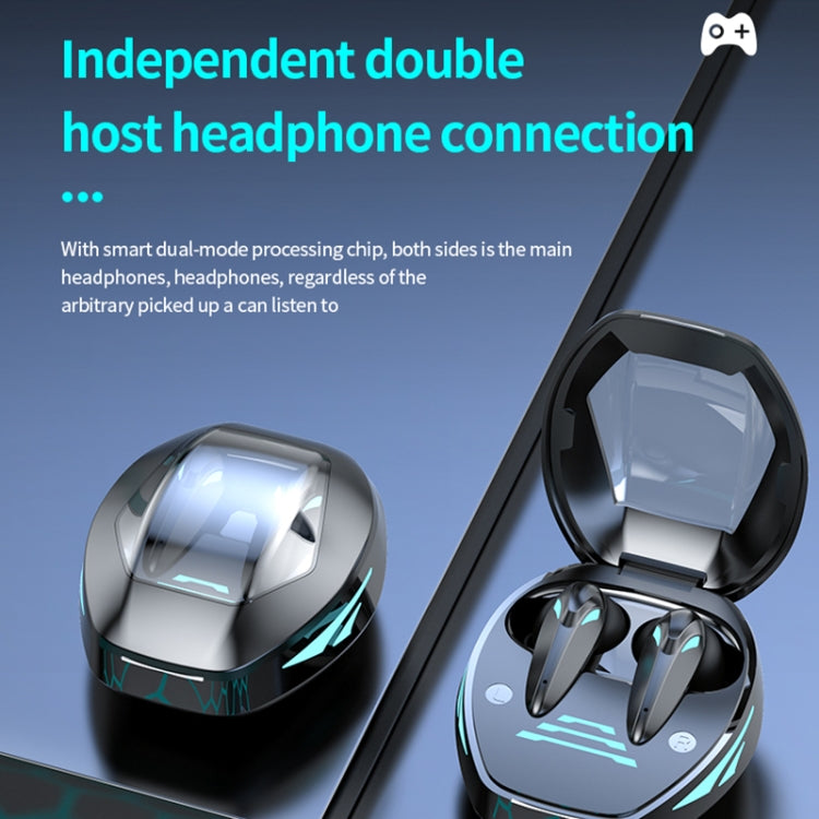 TG09 HIFI Level Noise Reduction Bluetooth 5.3 Gaming Earphones(Black)