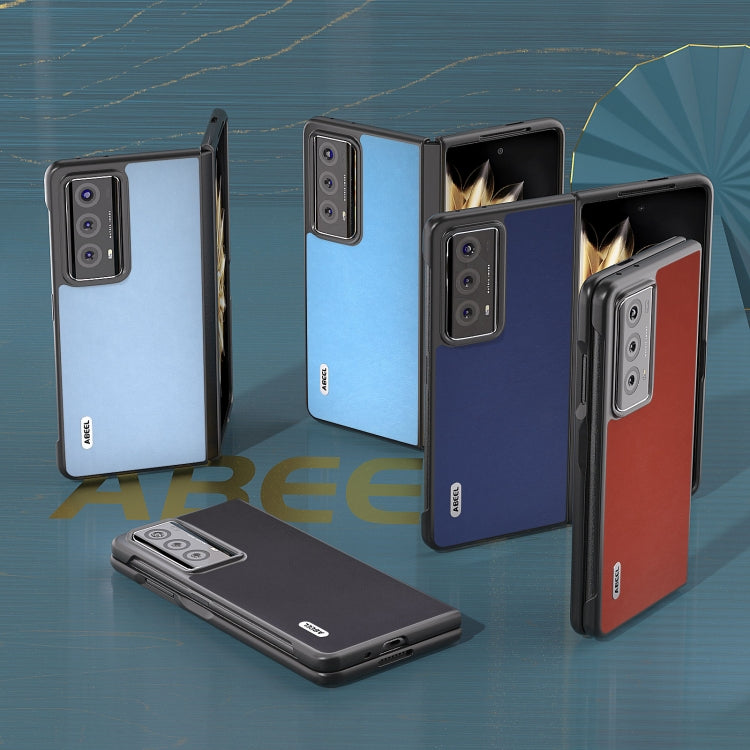 For Honor Magic V2 Haze Texture PU Phone Case