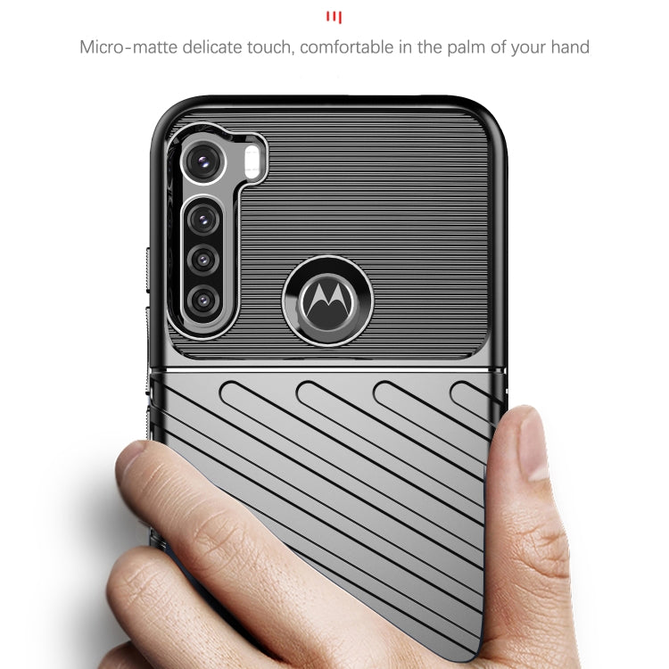 For Motorola Moto One Fusion Plus Thunderbolt Shockproof TPU Protective Soft Case