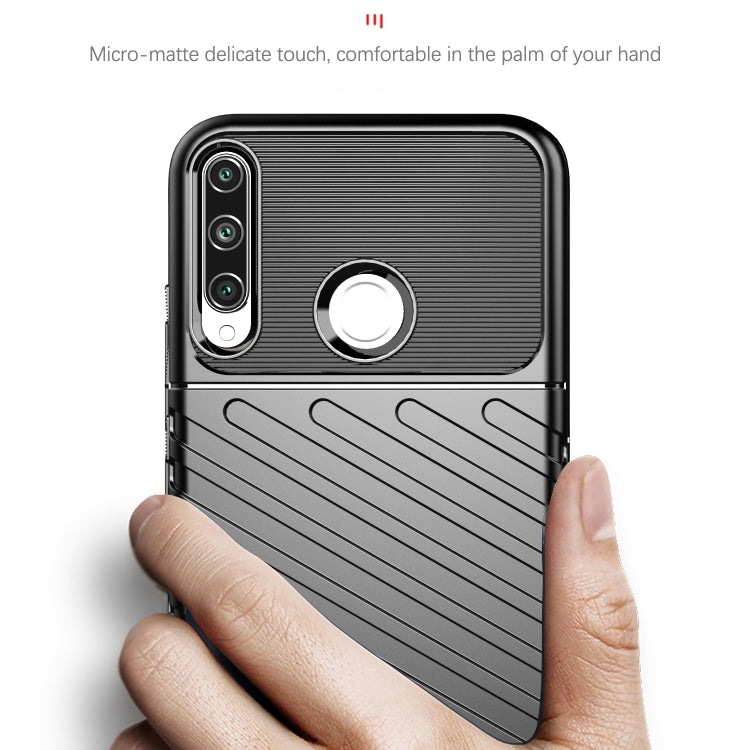 For Huawei Y7P Thunderbolt Shockproof TPU Protective Soft Case(Blue)