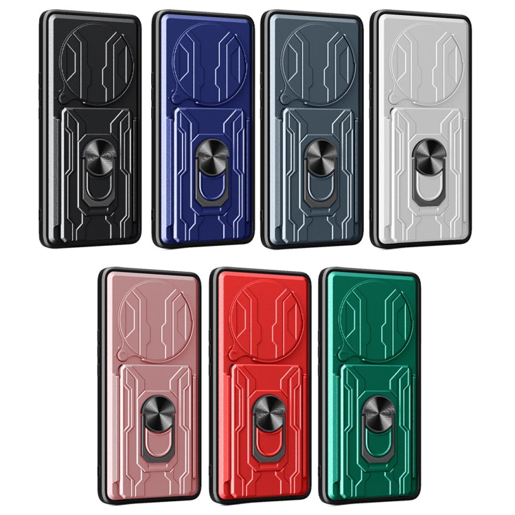 For Redmi Note 14 Pro 5G Sliding Camshield TPU+PC Phone Case with Card Slot