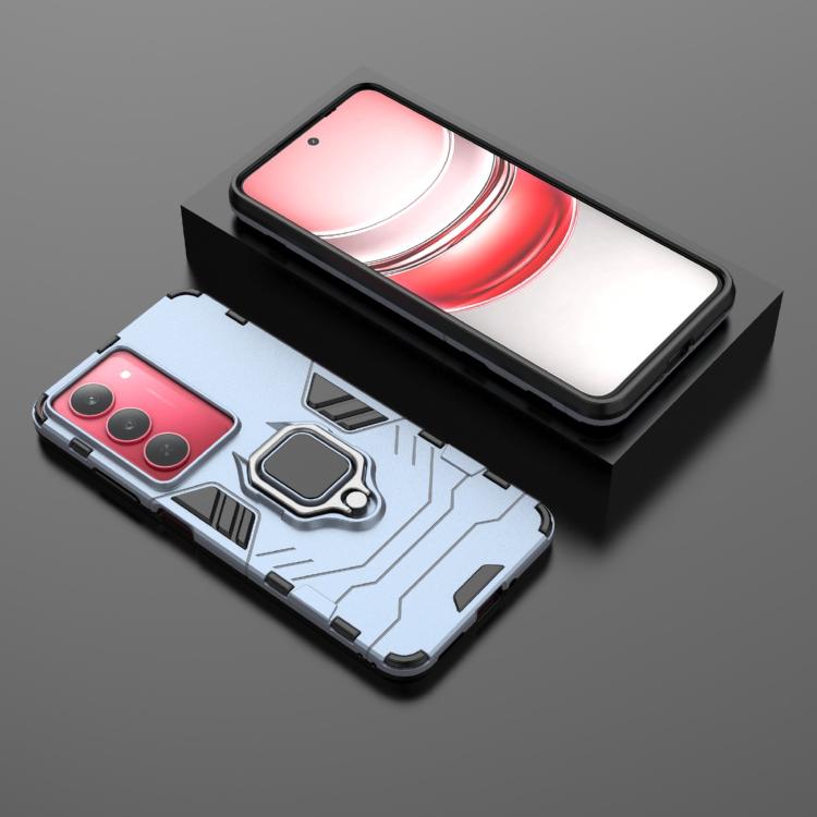 For Realme V60 Pro 5G Magnetic Ring Holder PC + TPU Phone Case