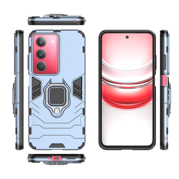 For Realme V60 Pro 5G Magnetic Ring Holder PC + TPU Phone Case