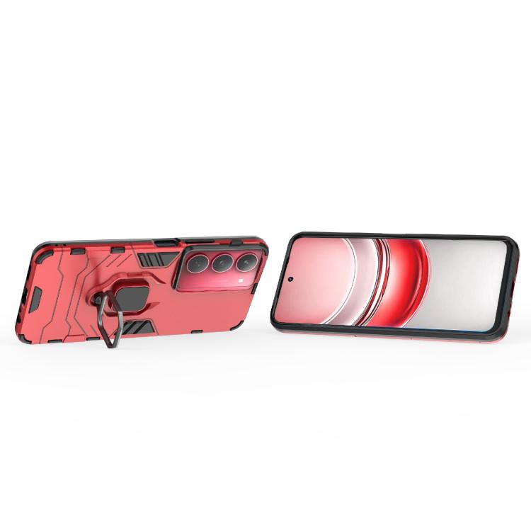 For Realme V60 Pro 5G Magnetic Ring Holder PC + TPU Phone Case