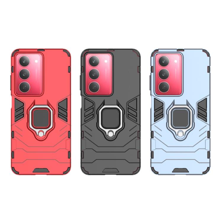For Realme V60 Pro 5G Magnetic Ring Holder PC + TPU Phone Case