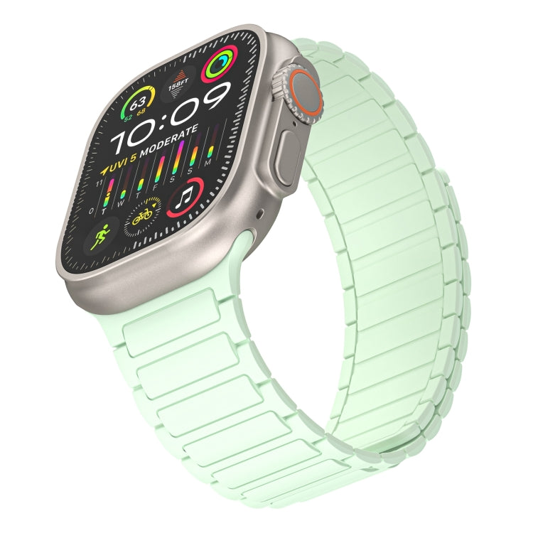 For Apple Watch Ultra 49mm Magnetic Loop Silicone Watch Band