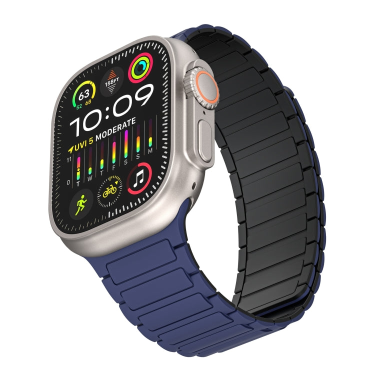 For Apple Watch Ultra 49mm Magnetic Loop Silicone Watch Band