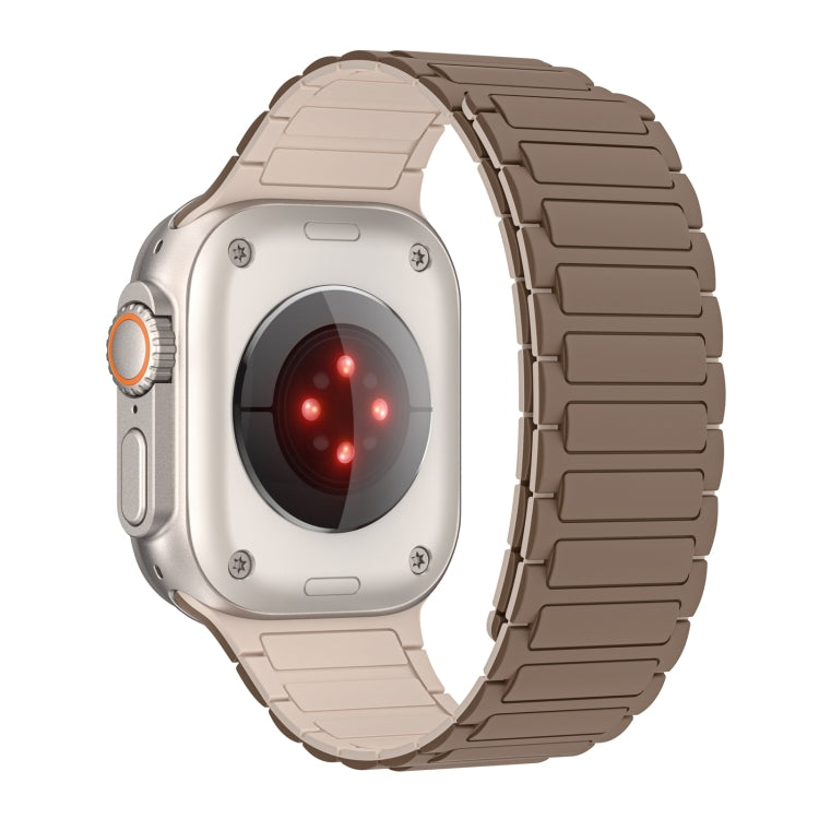 For Apple Watch SE 2022 40mm Magnetic Loop Silicone Watch Band