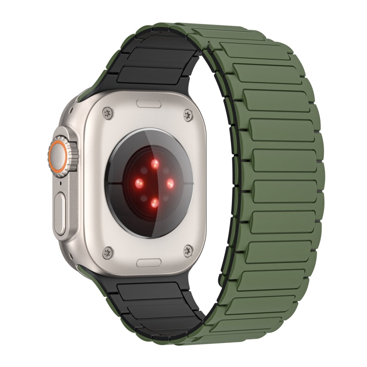 For Apple Watch Series 3 38mm Magnetic Loop Silicone Watch Band