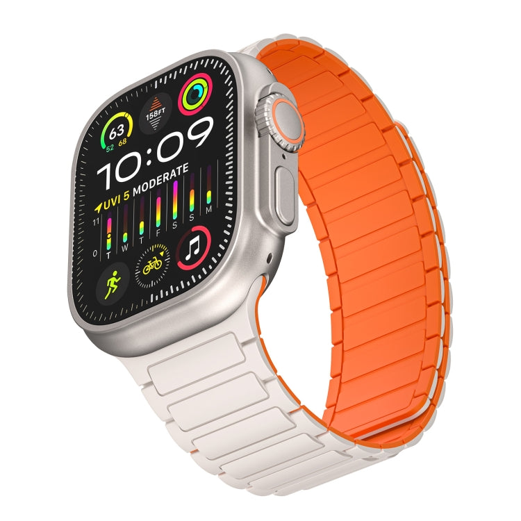 For Apple Watch Series 3 38mm Magnetic Loop Silicone Watch Band