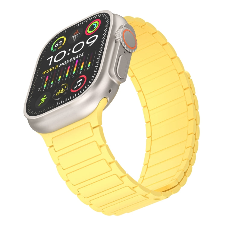 For Apple Watch Ultra 2 49mm Magnetic Loop Silicone Watch Band
