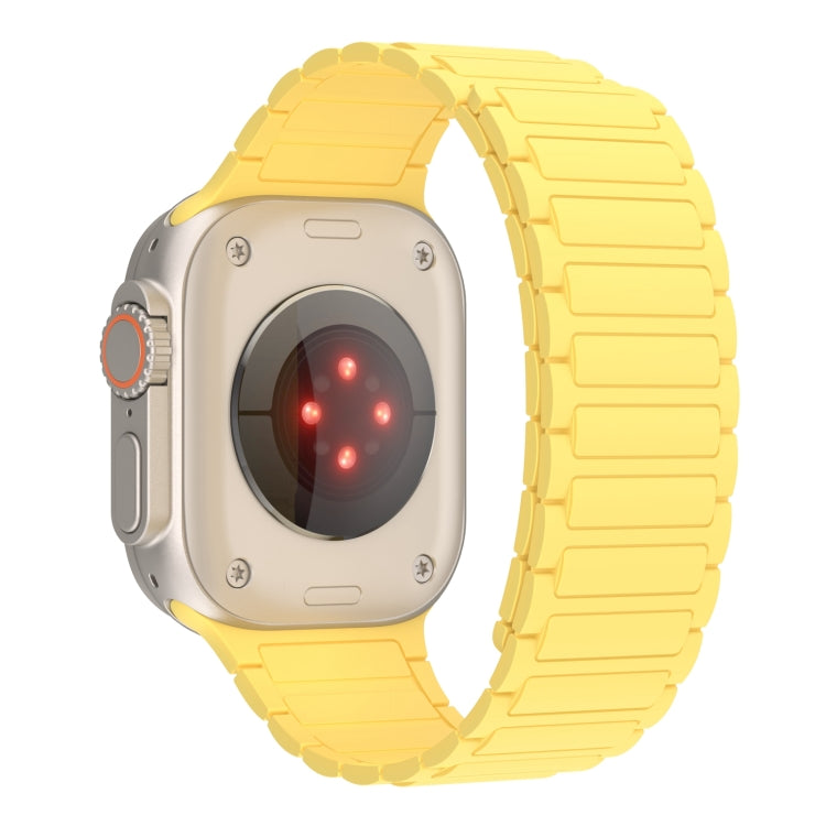 For Apple Watch Ultra 2 49mm Magnetic Loop Silicone Watch Band