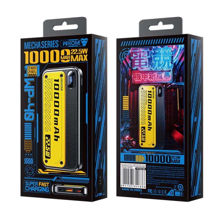 WK WP-40 22.5W 10000mAh Super Fast Charging Power Bank