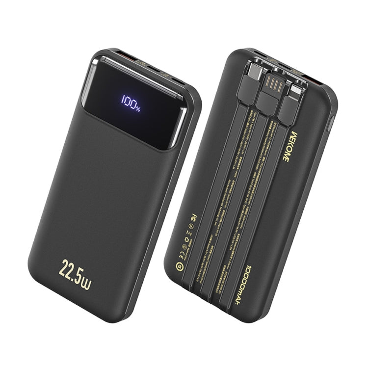 WK WP-21 22.5W 10000mAh Super Fast Charging Power Bank with Cable