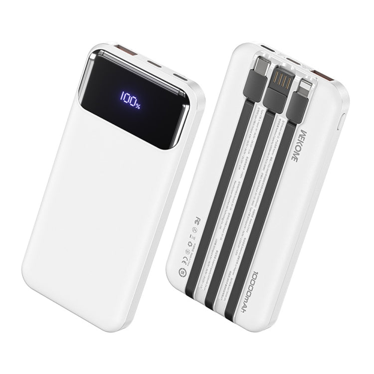 WK WP-21 22.5W 10000mAh Super Fast Charging Power Bank with Cable