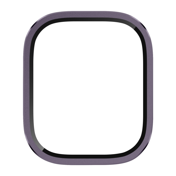For Apple Watch Ultra 49mm Aluminum Alloy Frame Integrated Tempered Film