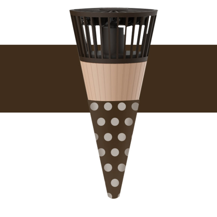 Ice Cream Shape Portable Fan Lazy Hanging Neck Fan