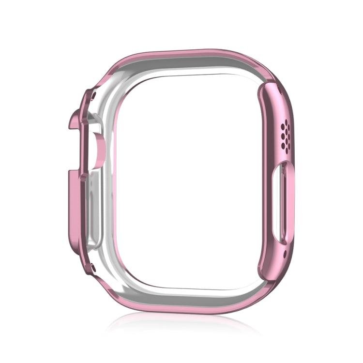 For Apple Watch Ultra 2 / Ultra 49mm Double Row Diamond Hollow PC Watch Case