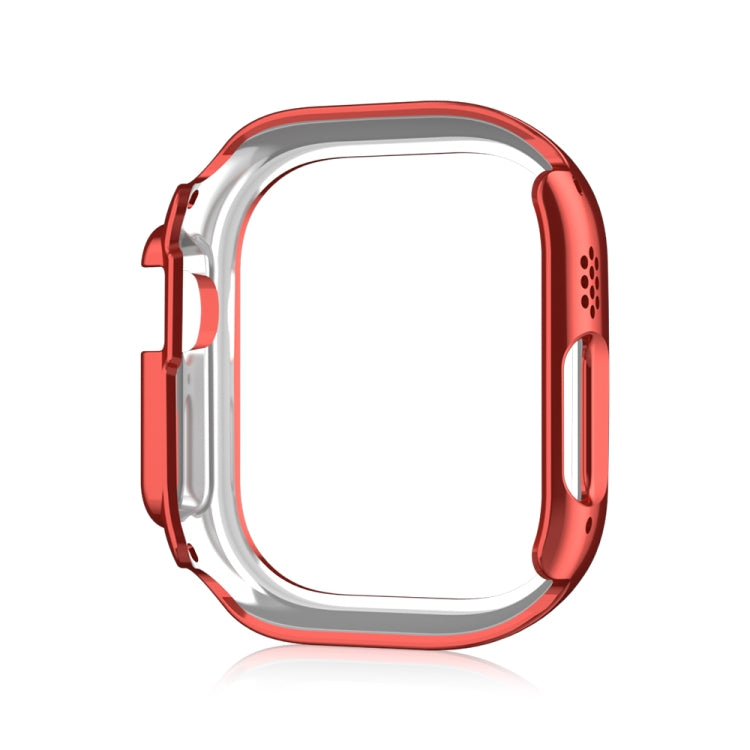 For Apple Watch Ultra 2 / Ultra 49mm Double Row Diamond Hollow PC Watch Case