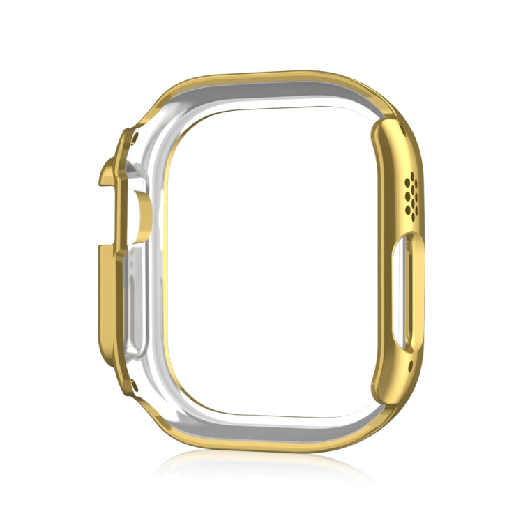 For Apple Watch Ultra 2 / Ultra 49mm Double Row Diamond Hollow PC Watch Case