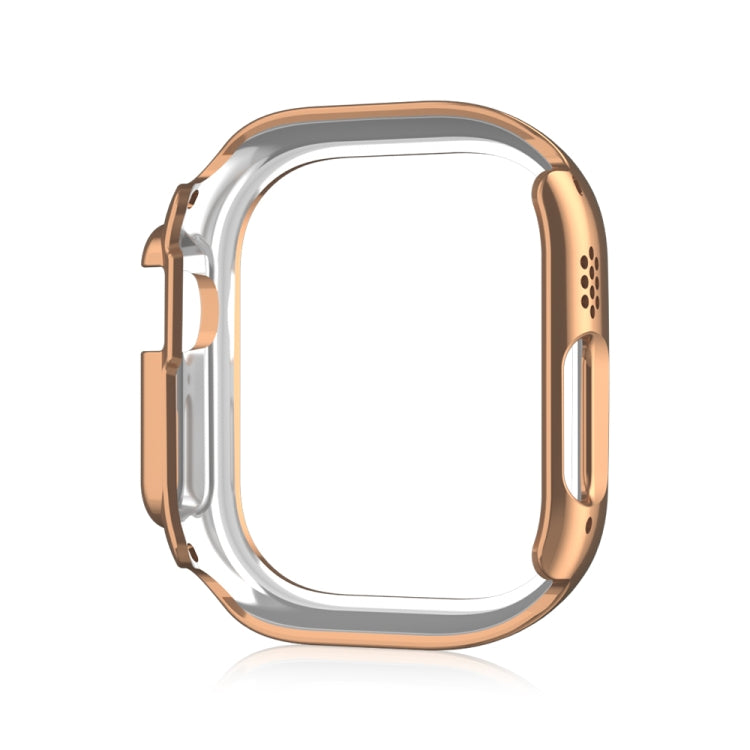 For Apple Watch Ultra 2 / Ultra 49mm Double Row Diamond Hollow PC Watch Case
